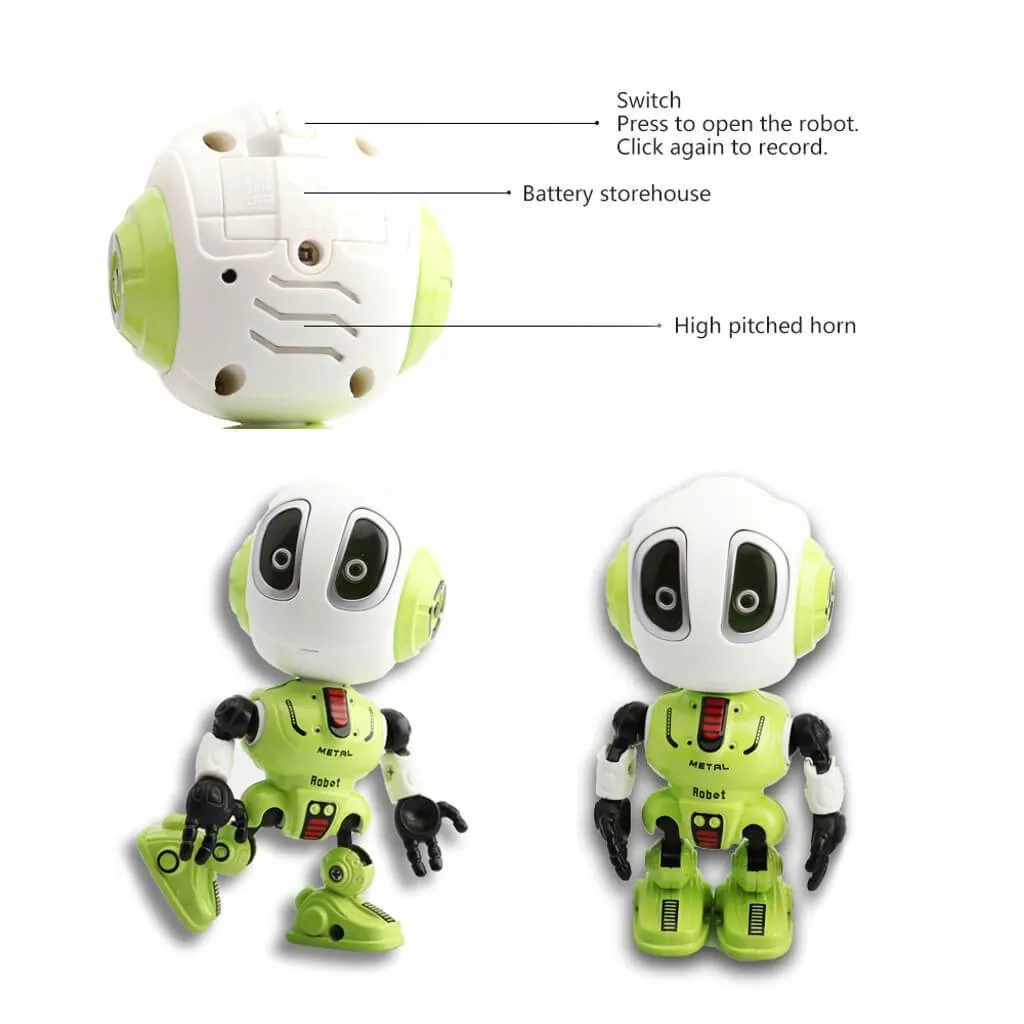 Interactive Voice Robot Intelligent Recording Alloy Gesture Touch Talking Robot Mini Electronic Doll
