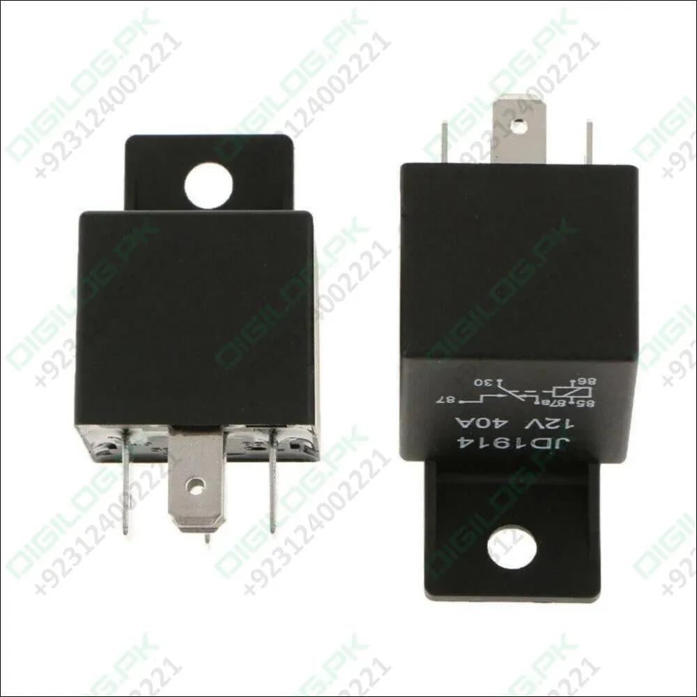Jd1914 12v 40amp Car Relay Spdt 5 Pins 5p Waterproof Car Bike Relay