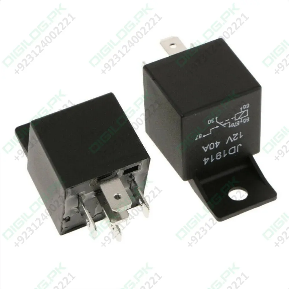 Jd1914 12v 40amp Car Relay Spdt 5 Pins 5p Waterproof Car Bike Relay