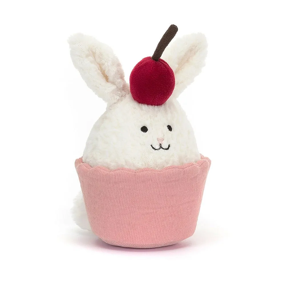 Jellycat Dainty Dessert Bunny Cupcake