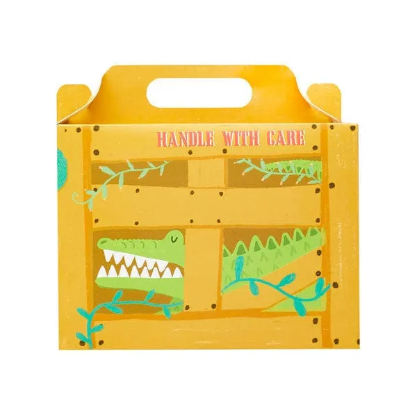 Jungle Party Crocodile Lunch boxes x 5