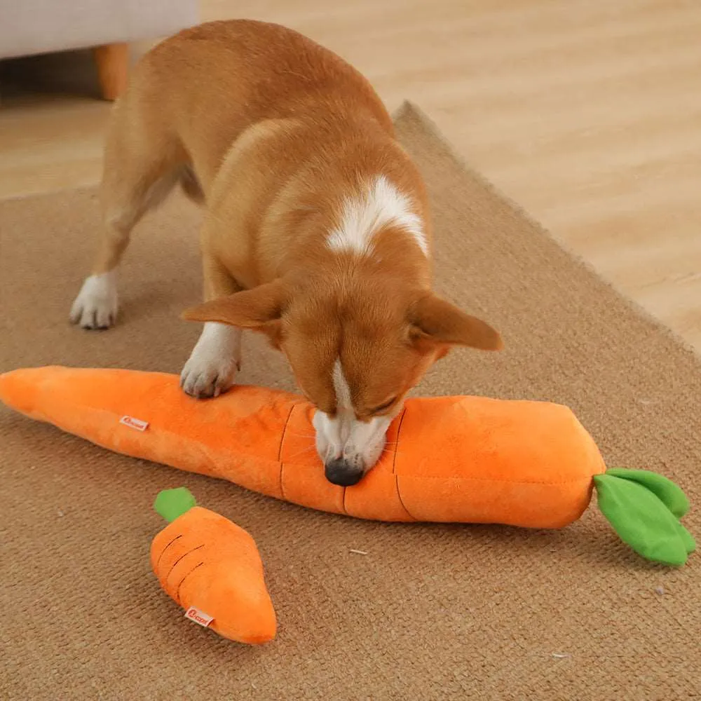 Kawaii Carrot Dog Toy