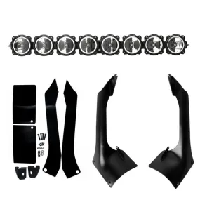 KC Hilites 50" Pro6 Gravity LED 8-Light Light Bar System 160W Combo Beam For 18-21 Jeep Wrangler JL/JT
