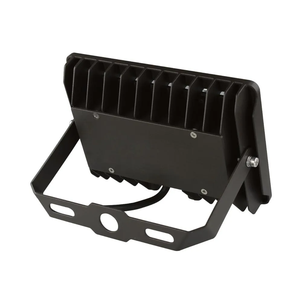 LED Flood Light 50W - 250W Equivalent Bronze Finish - U-Bracket Mount - 6250 Lumens - 5700K DLC Approved