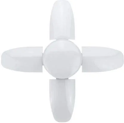 LED Light Bulb Fan Shape B22 Foldable Light, Super Bright Angle Adjustable Home Ceiling Lights, AC95-265V, Cool White Light (4 1fan) (28 watt)