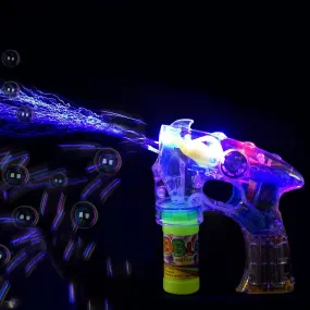 LED Wedding Bubble Machine Gun With Flashing Sound Birthday Party Favor
