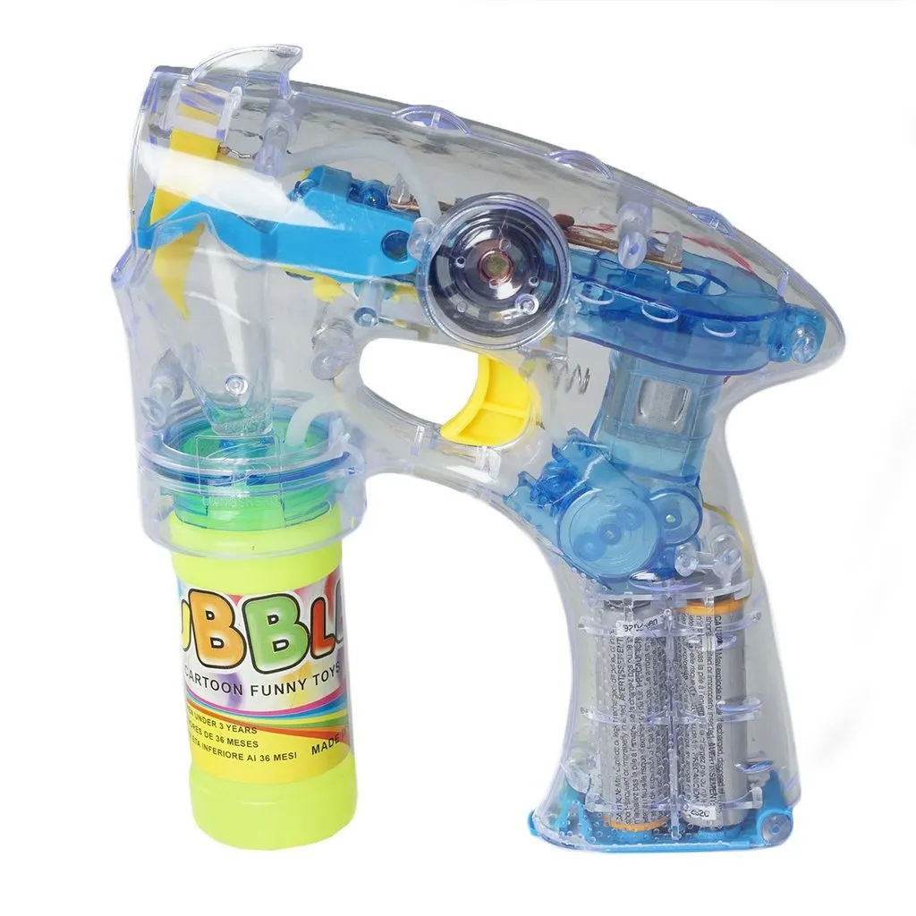 LED Wedding Bubble Machine Gun With Flashing Sound Birthday Party Favor