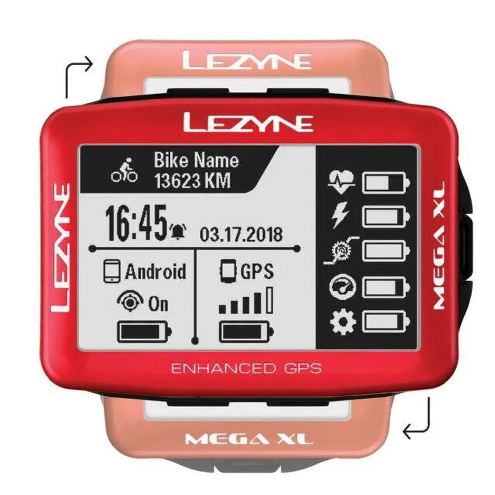 LEZYNE Mega XL GPS Bike Computer