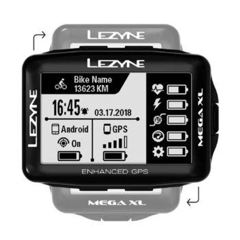 LEZYNE Mega XL GPS Bike Computer