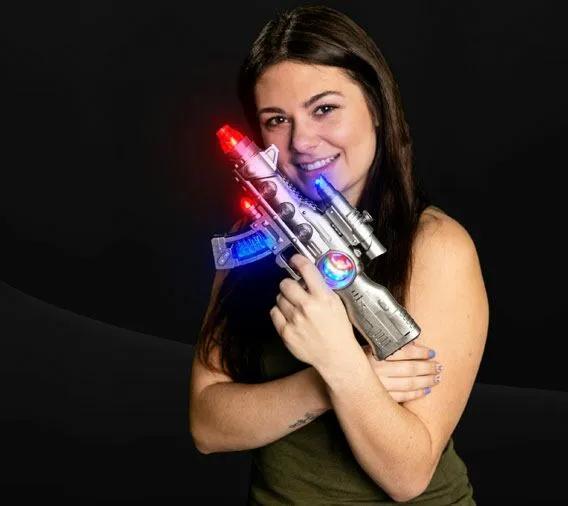 Light Up Toy Machine Gun