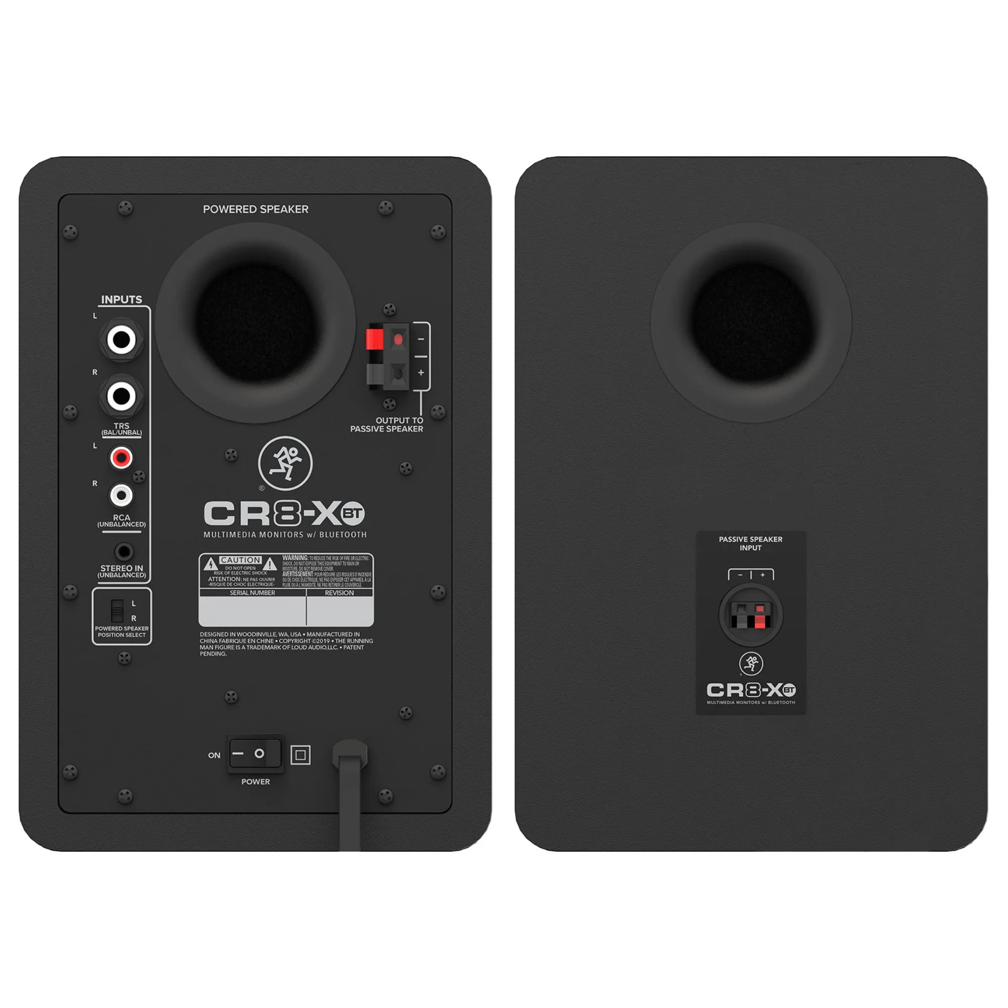 Mackie CR8-XBT 8" Multimedia Monitors with Bluetooth (Pair)