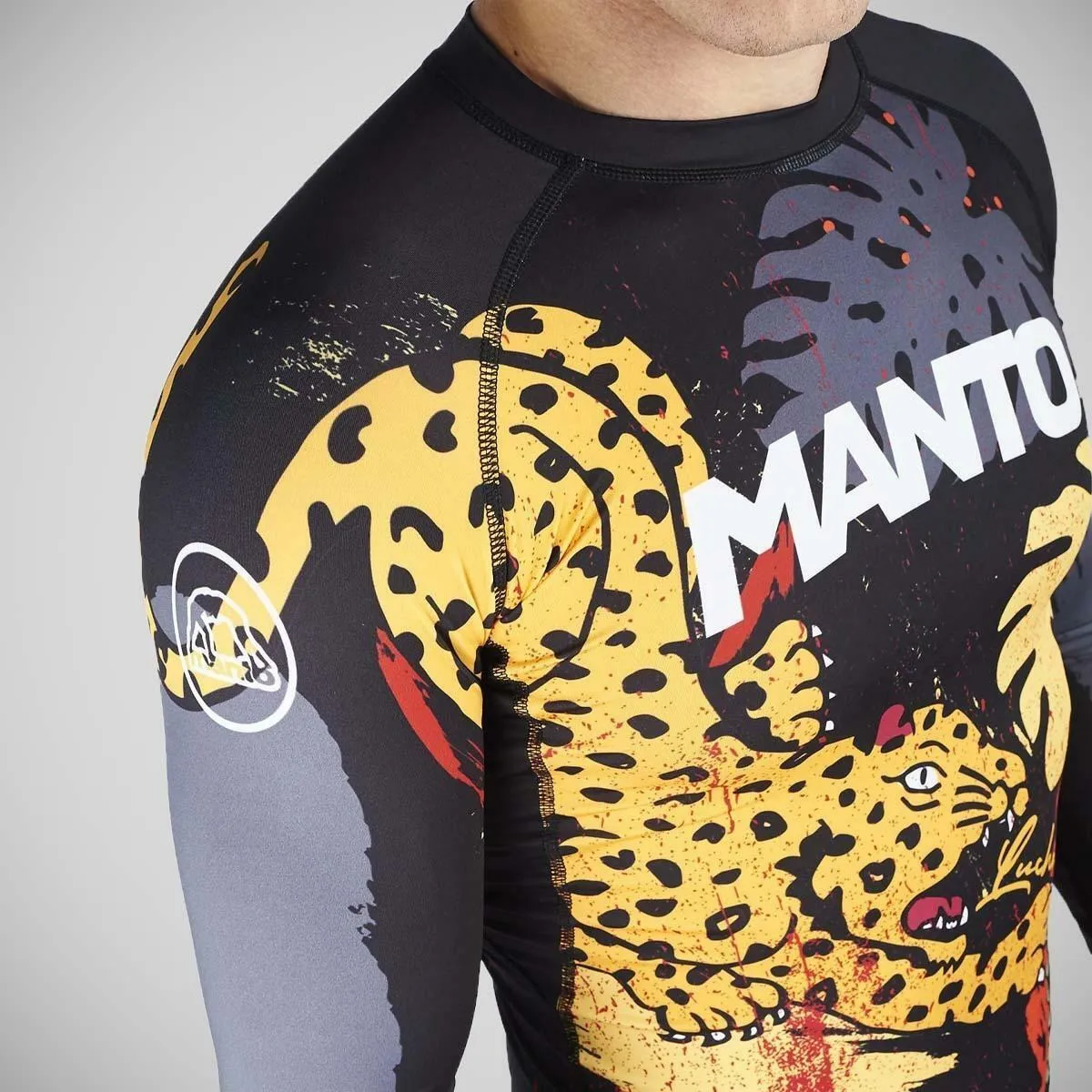 Manto Jungle Long Sleeve Rash Guard Black