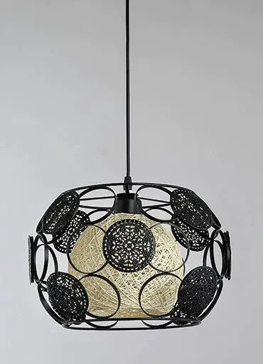 Modern cage pendant light iron minimalist retro Scandinavian loft pyramid pendant lamp metal Hanging Lamp E27 Indoor DD01