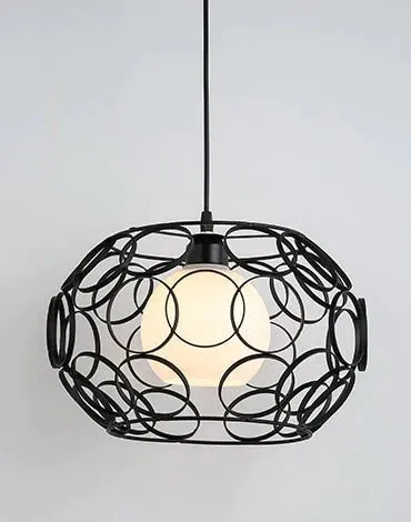 Modern cage pendant light iron minimalist retro Scandinavian loft pyramid pendant lamp metal Hanging Lamp E27 Indoor DD01