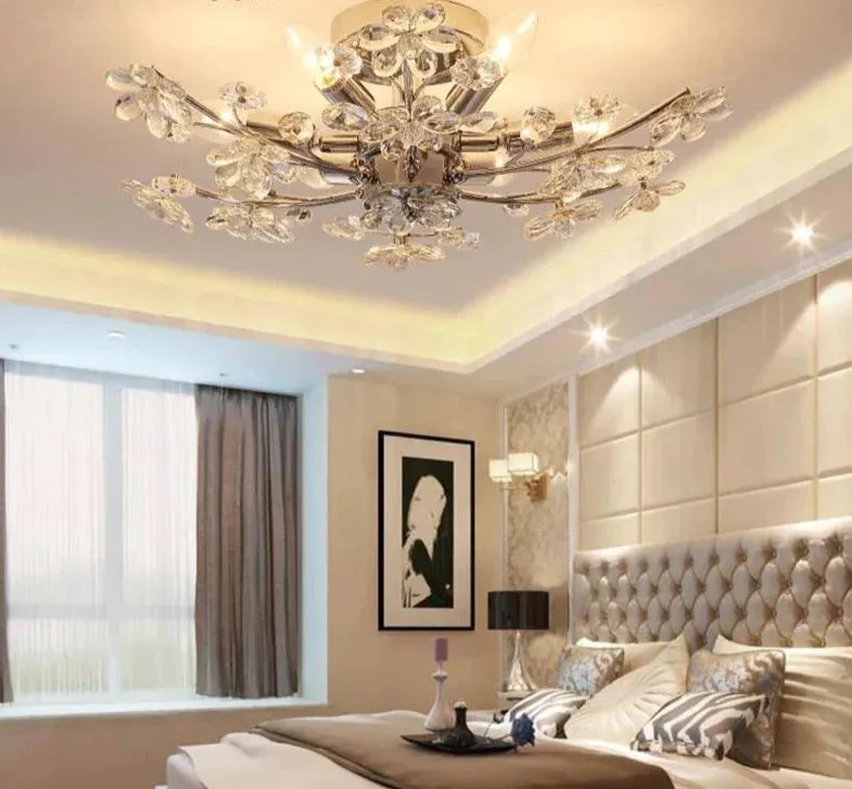 Modern LED Crystal Pendant Lights Art Indoor Lighting For Kitchen Bar Living Room Dinning room Lights Nordic Pendant Lamps