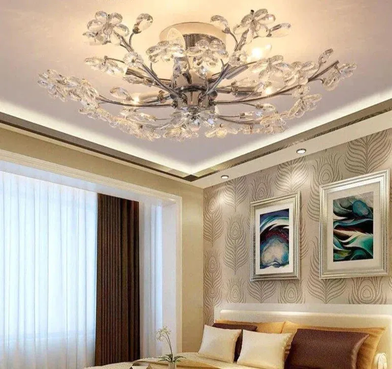 Modern LED Crystal Pendant Lights Art Indoor Lighting For Kitchen Bar Living Room Dinning room Lights Nordic Pendant Lamps