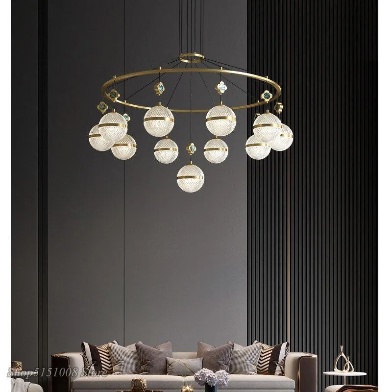 Modern Luxury Crystal Chandelier - Minimalist Atmosphere Lighting for Living Room, Restaurant, Bedroom - New Elegant Chandeliers
