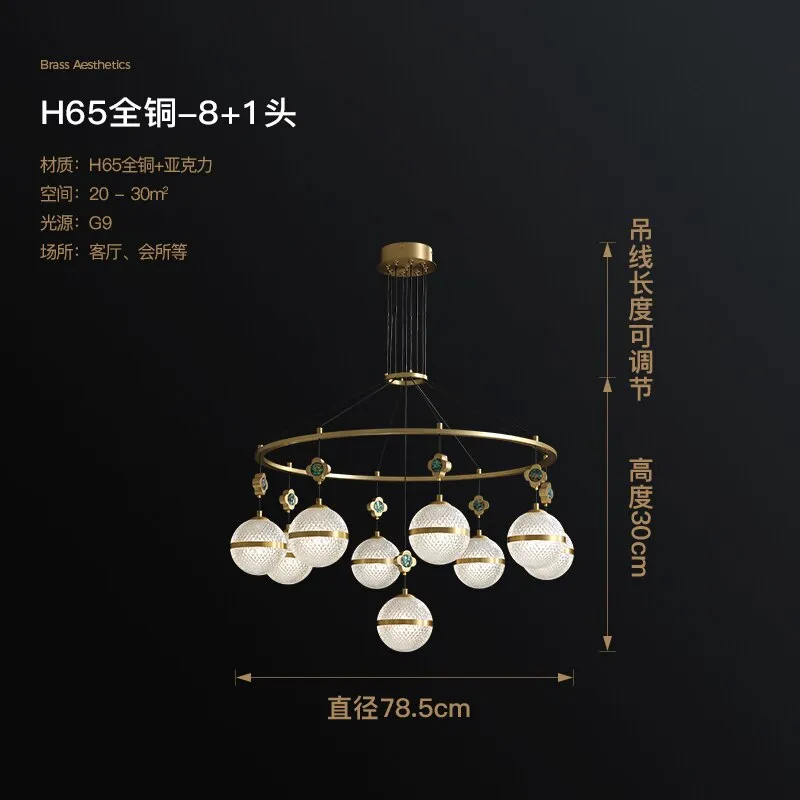 Modern Luxury Crystal Chandelier - Minimalist Atmosphere Lighting for Living Room, Restaurant, Bedroom - New Elegant Chandeliers