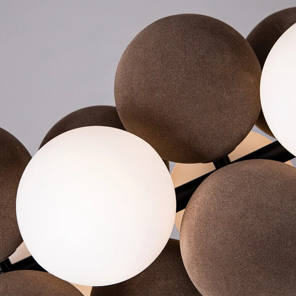 New Nordic Glass Ball Chandelier - Stylish Pendant Lamp for Dining, Living Room, and Bedroom