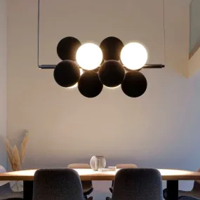 New Nordic Glass Ball Chandelier - Stylish Pendant Lamp for Dining, Living Room, and Bedroom