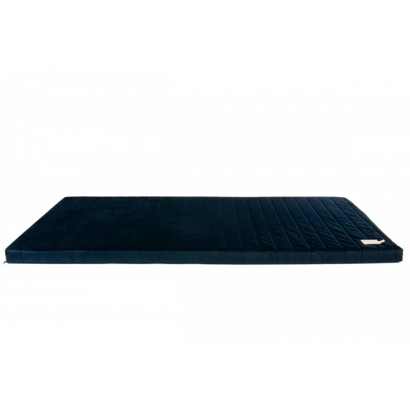 Nobodinoz Zanzibar Velvet Mattress Night Blue