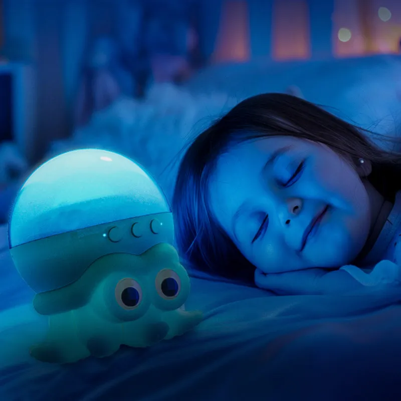Ocean Octopus Projection Light | 8-Color Wave Night Light with Bluetooth