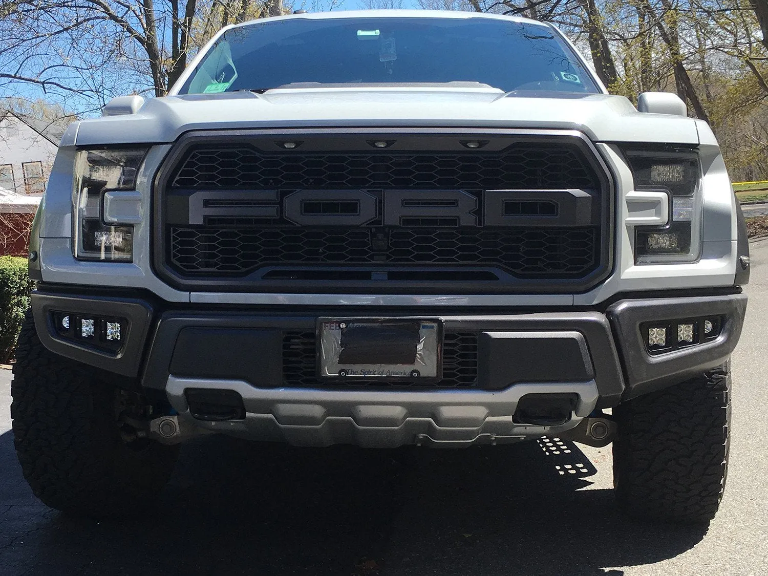 Offroad Alliance - Triple Bezel Fog Light Kit w/ Diode Dynamics SS3 Sport Lights - 2017-2020 Raptor