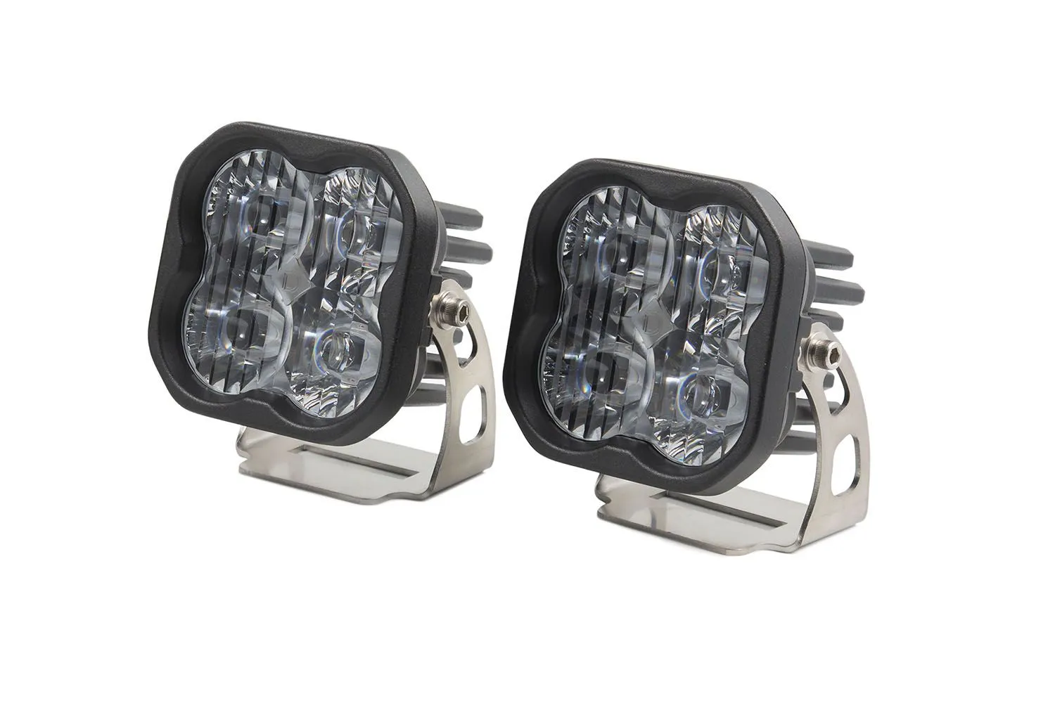 Offroad Alliance - Triple Bezel Fog Light Kit w/ Diode Dynamics SS3 Sport Lights - 2017-2020 Raptor