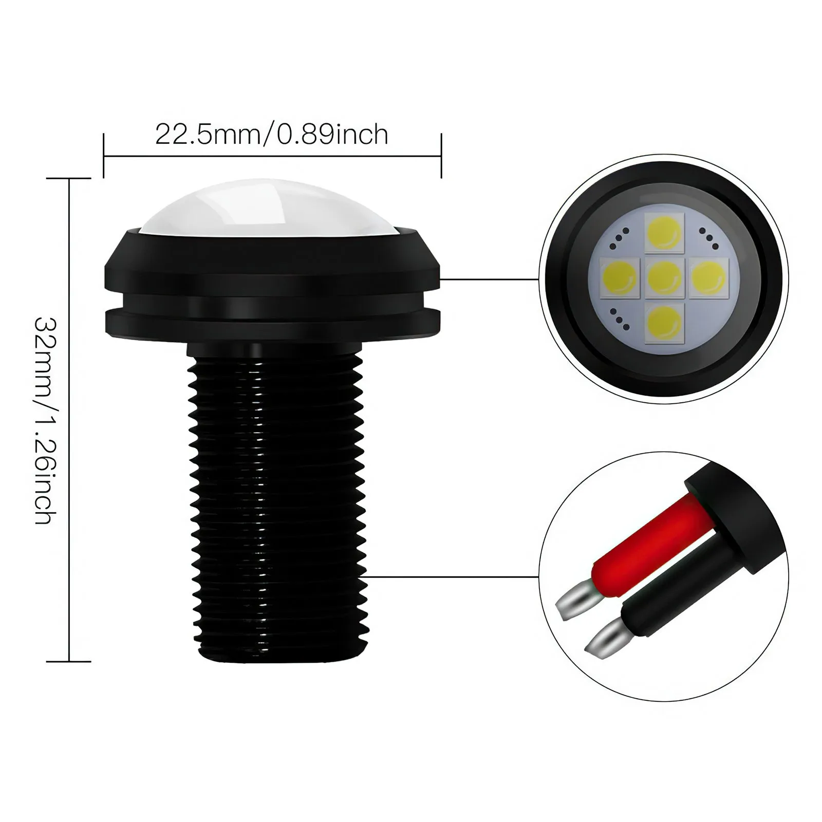 ORACLE Lighting Ford Bronco LED Puddle Light Upgrade for Off-Road Side Mirror Ditch Lights