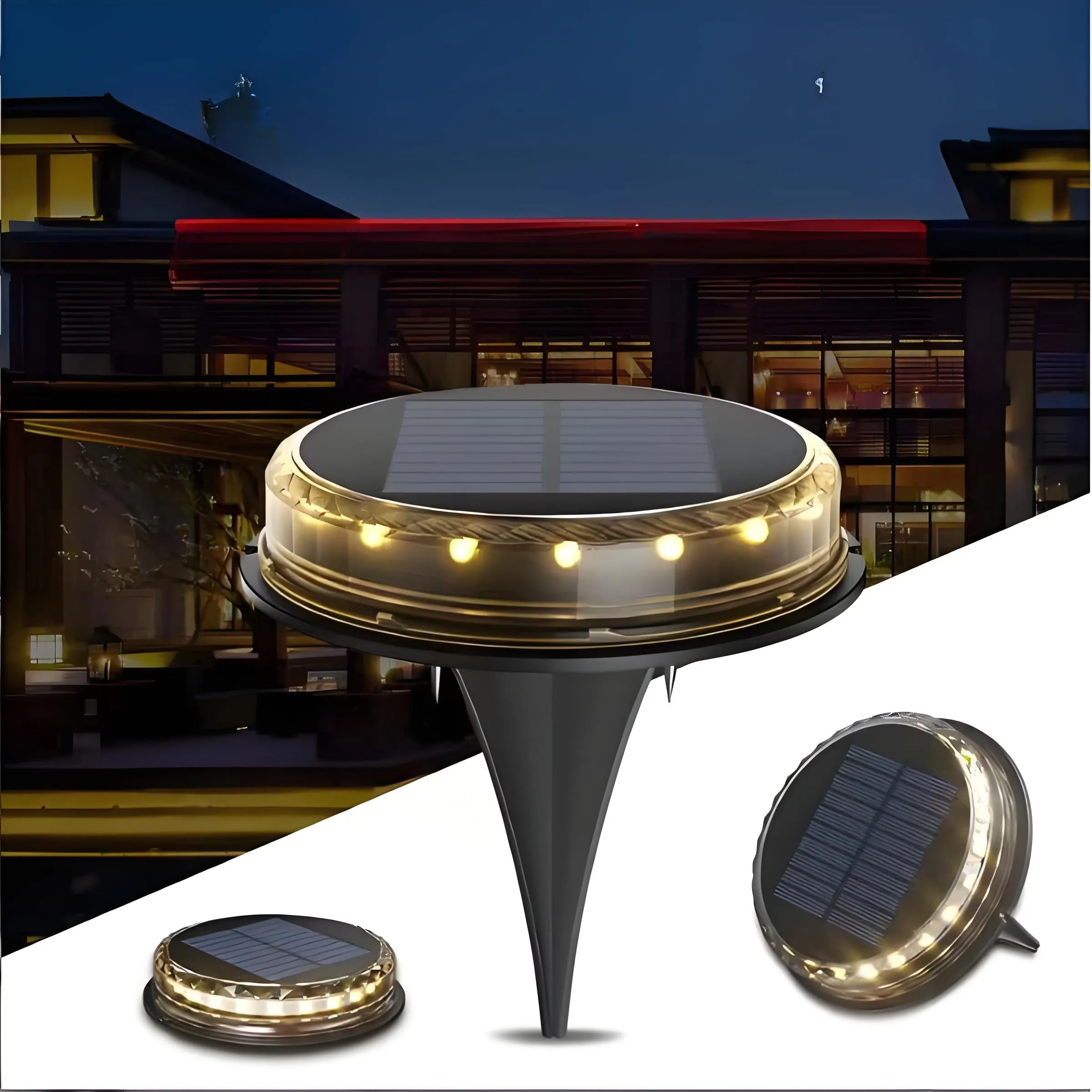 Outdoor Solar Garden Stake Lights – LED Landscape Lights, Solar-Powered Ground Lights for Yard & Lawn Decor