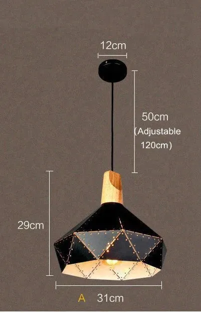 Pendant Lights Modern Lighting Lamps Diamond Shape Starry Metal Modern Lamp For Kitchen Island Dinning Living Room Decoration