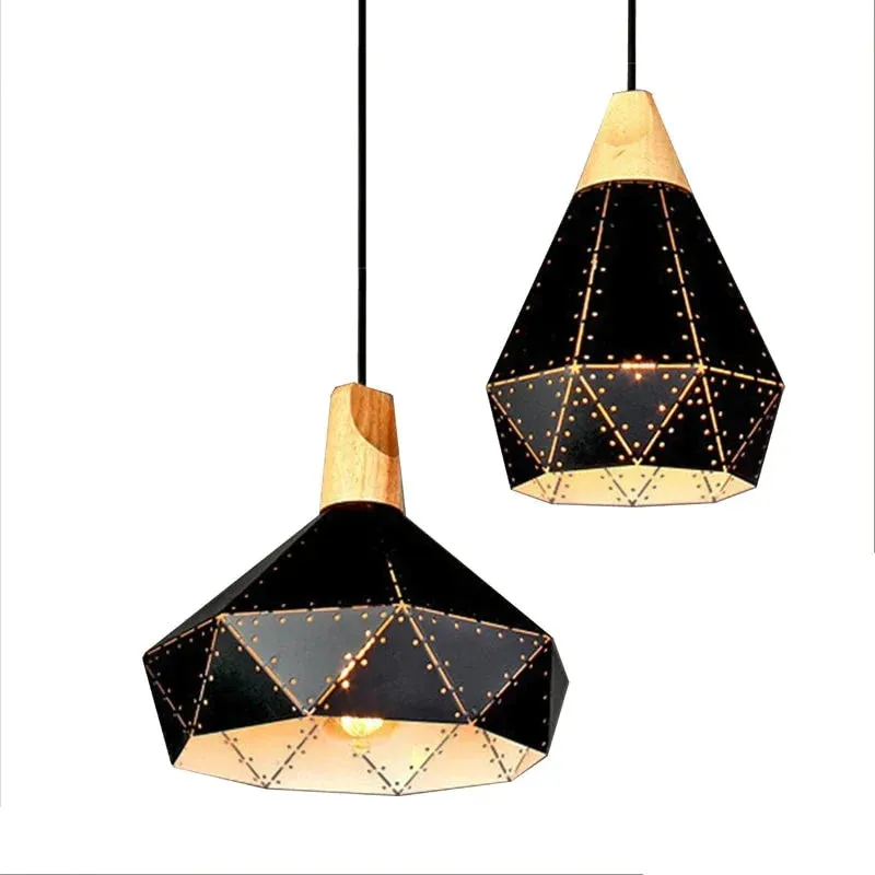 Pendant Lights Modern Lighting Lamps Diamond Shape Starry Metal Modern Lamp For Kitchen Island Dinning Living Room Decoration