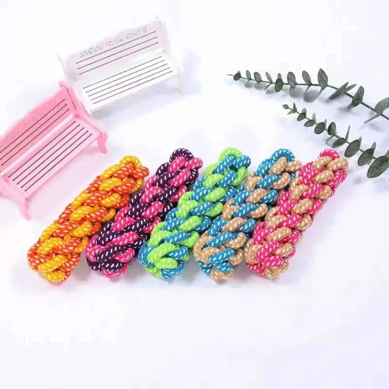 Pet Dog Toys for Large Small Dogs Toy InteractiveCotton Rope Mini Dog Toys Ball for DogsAccessories Toothbrush Chew Puppy Toy