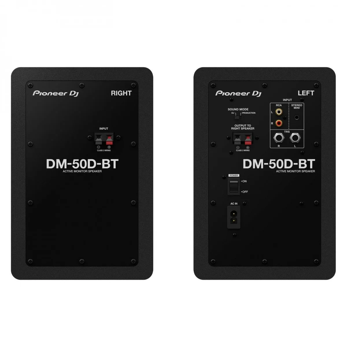 Pioneer DJ DM-50D-BT Bluetooth Monitor Speakers (Black)