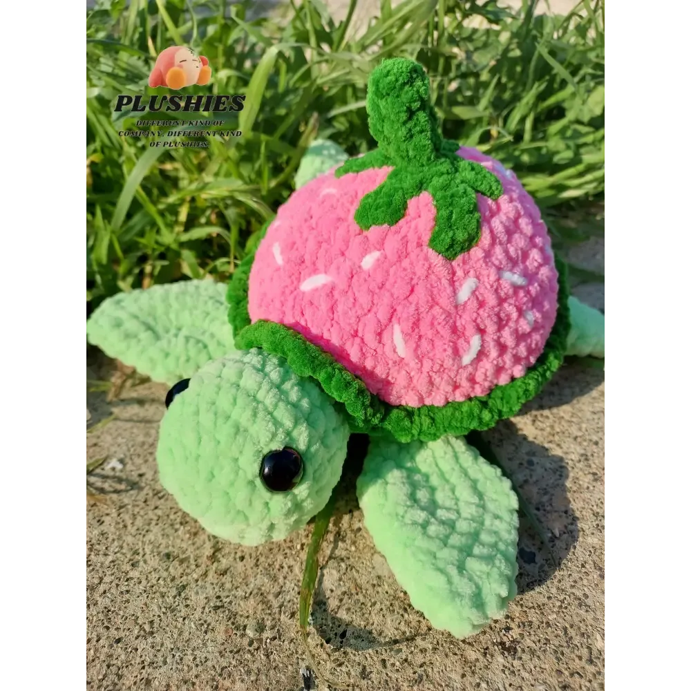 Playful Turtle Strawberry Delight