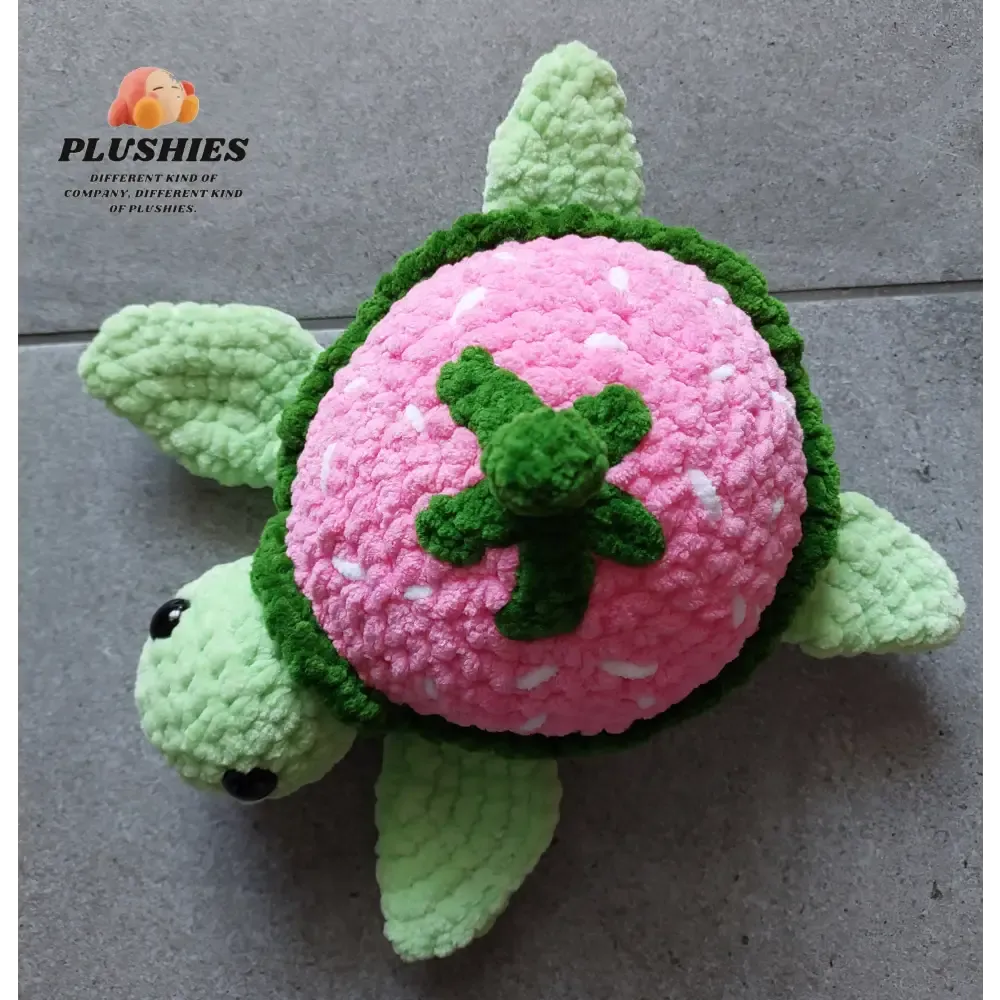 Playful Turtle Strawberry Delight