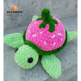 Playful Turtle Strawberry Delight