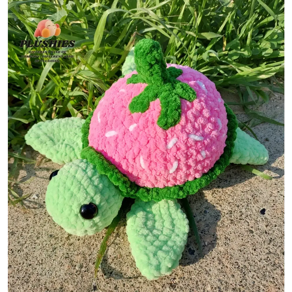 Playful Turtle Strawberry Delight
