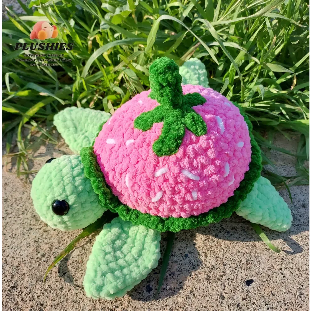 Playful Turtle Strawberry Delight