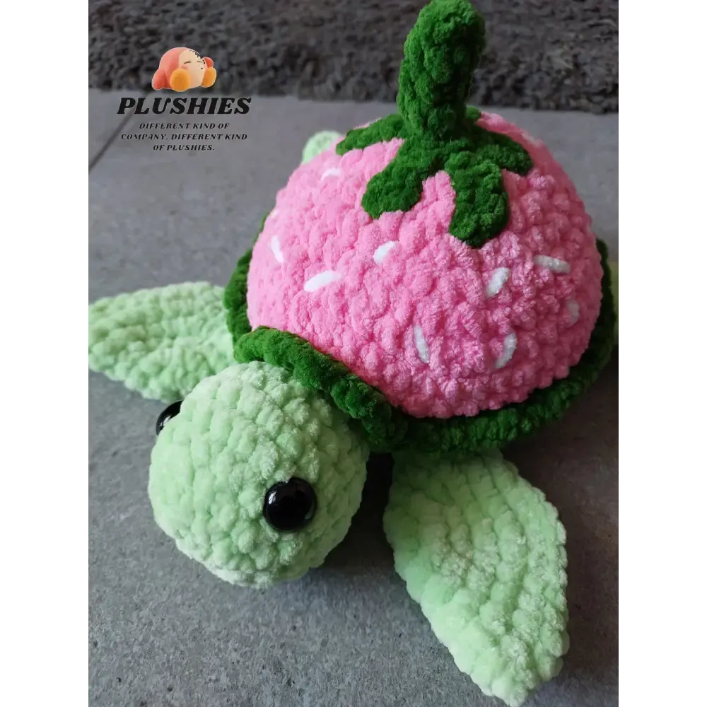 Playful Turtle Strawberry Delight