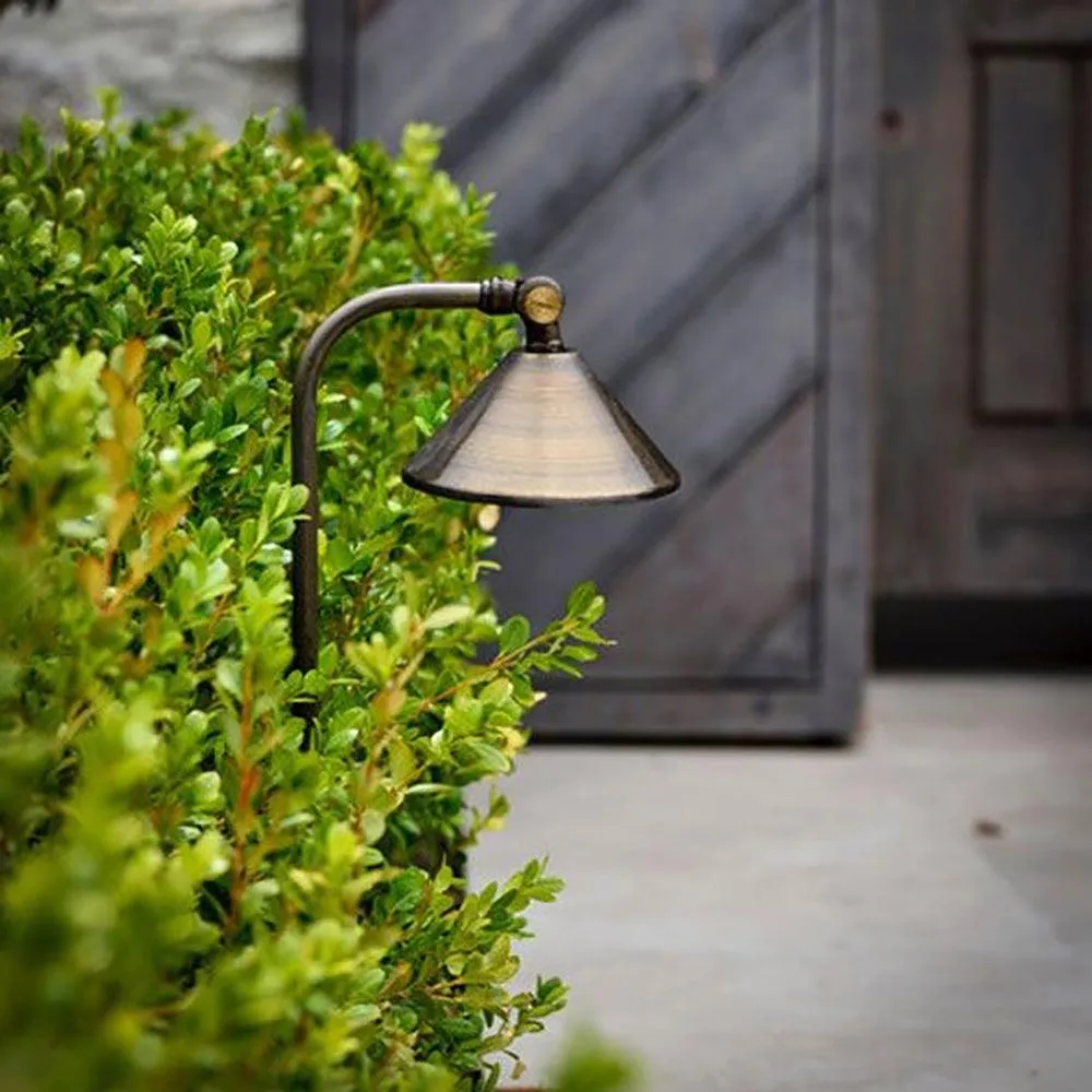 PLB05 Path Light LED Low Voltage Landscape Brass Lighting Directional Light
