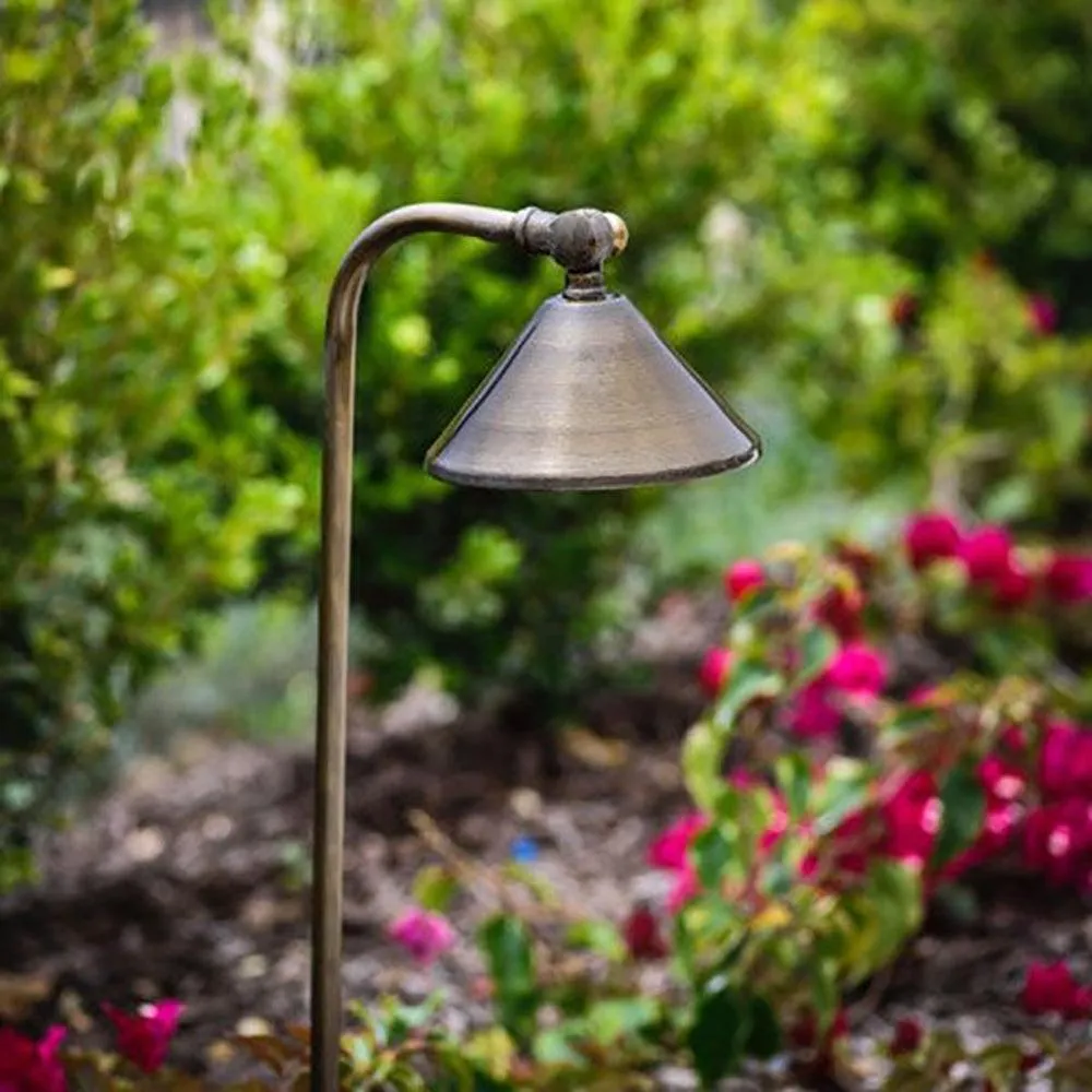 PLB05 Path Light LED Low Voltage Landscape Brass Lighting Directional Light
