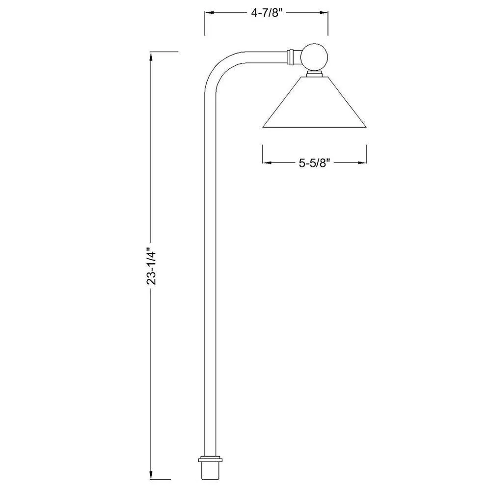PLB05 Path Light LED Low Voltage Landscape Brass Lighting Directional Light