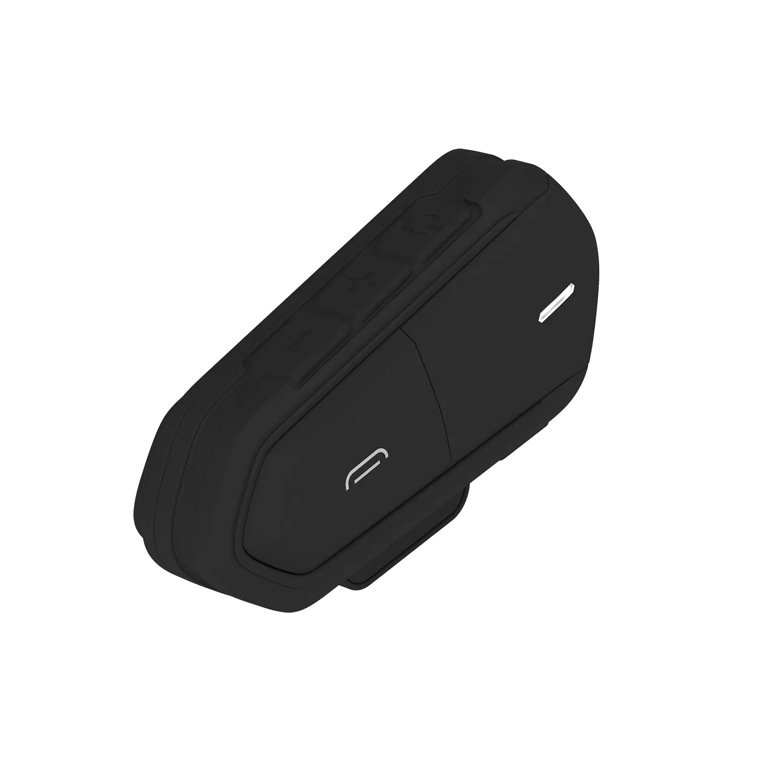 QTBE6 1000M Motorcycle Helmet Intercom Wireless with Bluetooth Function FM Headset Walkie-Talkie Black