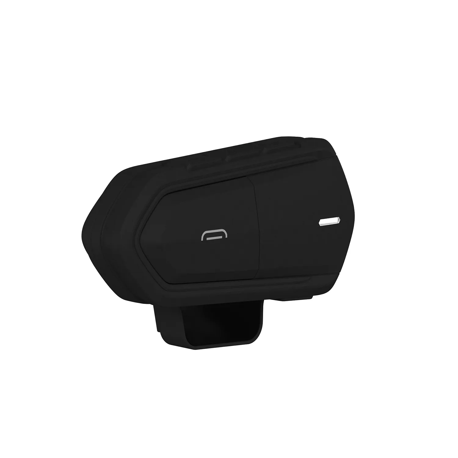 QTBE6 1000M Motorcycle Helmet Intercom Wireless with Bluetooth Function FM Headset Walkie-Talkie Black