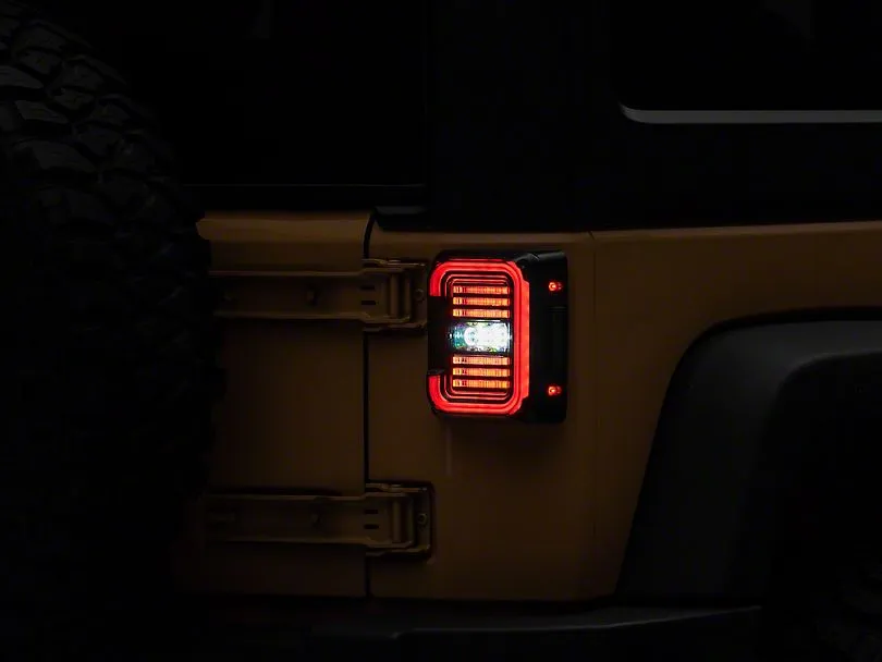 Raxiom Tail Lights Jeep Wrangler JK (2007-2018) Axial Series Vision / LED V1 / LED V2 / JL Style / Axial Series
