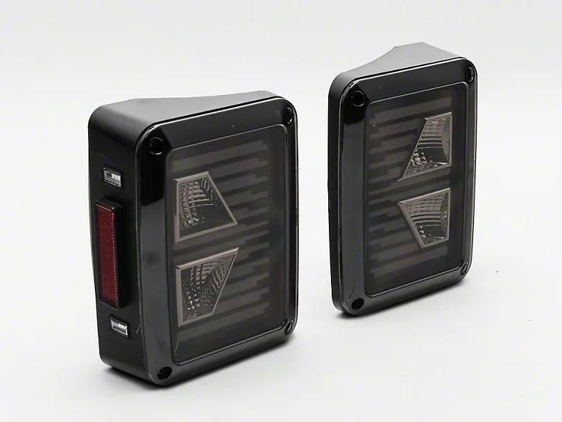 Raxiom Tail Lights Jeep Wrangler JK (2007-2018) Axial Series Vision / LED V1 / LED V2 / JL Style / Axial Series