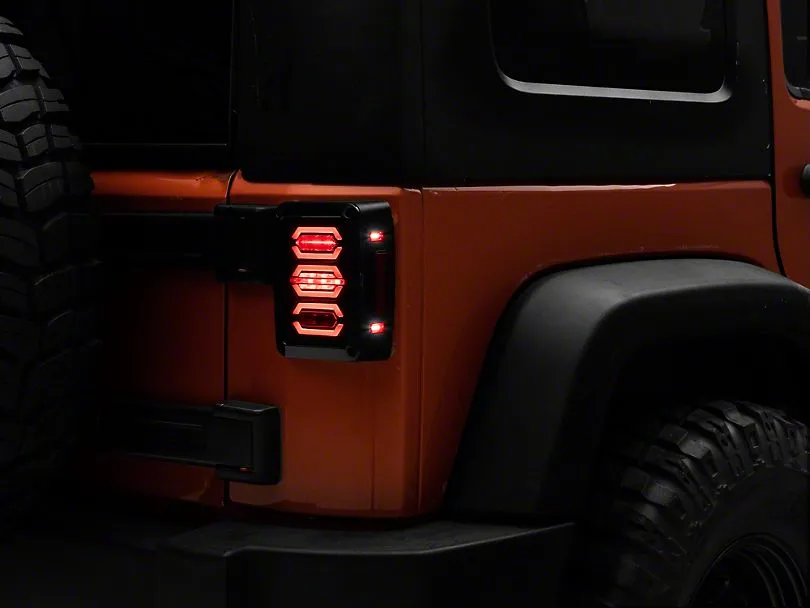 Raxiom Tail Lights Jeep Wrangler JK (2007-2018) Axial Series Vision / LED V1 / LED V2 / JL Style / Axial Series