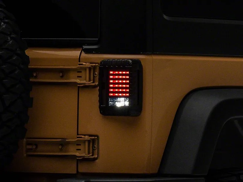 Raxiom Tail Lights Jeep Wrangler JK (2007-2018) Axial Series Vision / LED V1 / LED V2 / JL Style / Axial Series