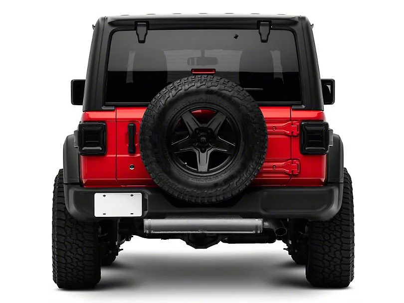 Raxiom Tail Lights Jeep Wrangler JL (18-23) [w/ Factory Halogen Lights] Black Housing / Smoked or Red Lens